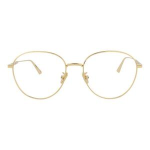 Dior Womens Round/Oval Gold Gold Transparent Fashion Designer Eyewear